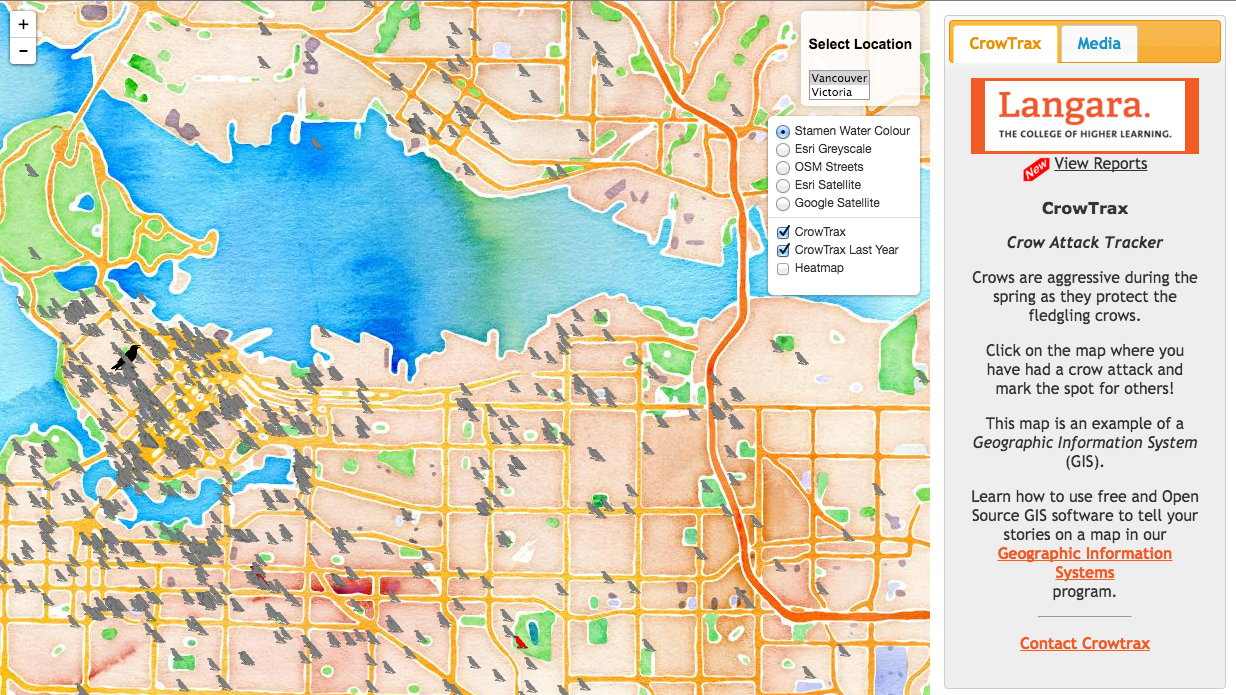Crow Trax - GIS in Action